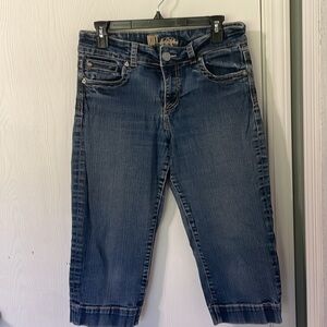Kut From The Kloth Dark Wash Denim Capri Jeans Size 10